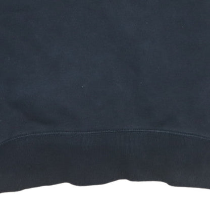 Calvin Klein Jeans Men Black Small Crew Neck Cotton Sweatshirt