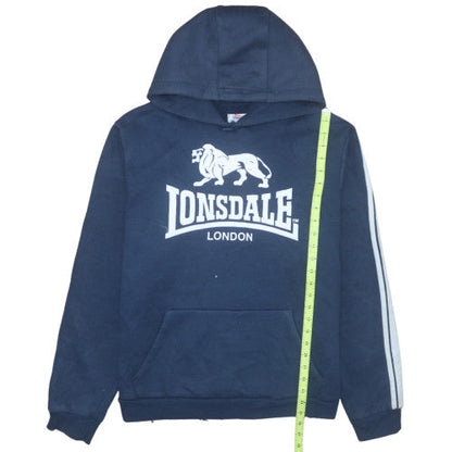 Lonsdale Men's Blue Pullover Hoodie XL Fleece Sportswear