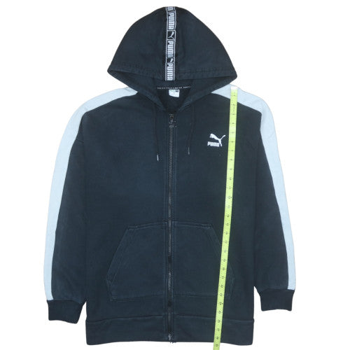 Puma Men's Black Full Zip Hoodie L Sportswear Fleece