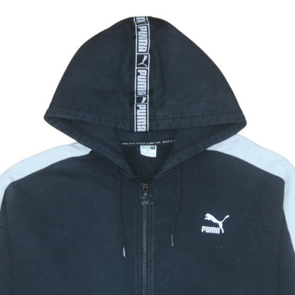 Puma Men's Black Full Zip Hoodie L Sportswear Fleece