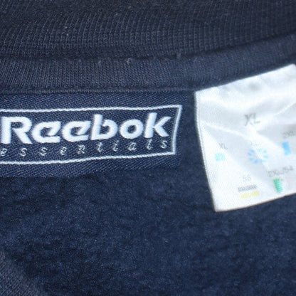Reebok Men's Blue XL Pullover Fleece Sweatshirt Crew Neck Sport Style