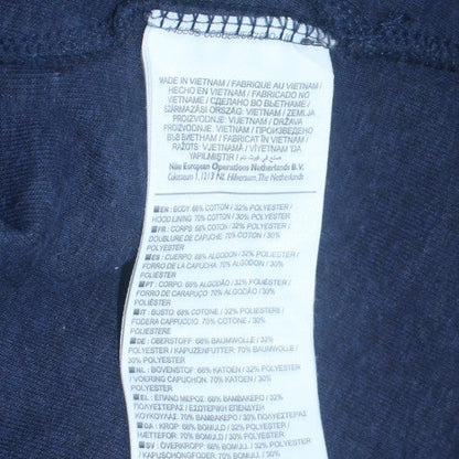 Nike Men's Blue Full Zip Hoodie Size L Fleece Sportswear