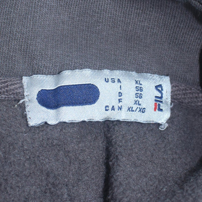 Fila Men's Black XL 1/2 Zip Fleece Sweatshirt