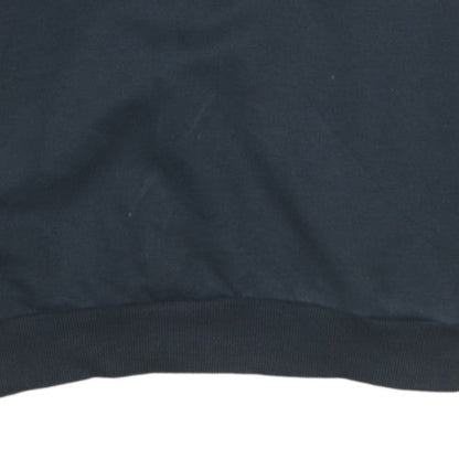 Adidas Boys Black Pullover Crew Neck Fleece Sweatshirt 16 Years
