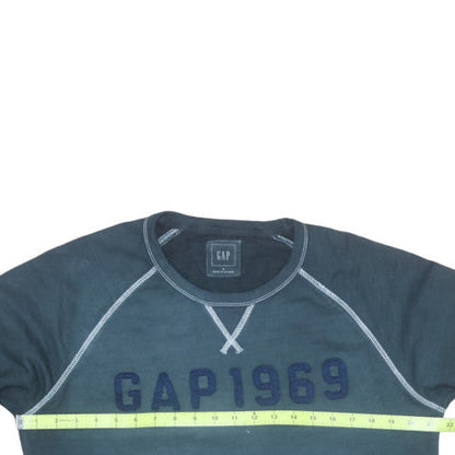GAP Mens Blue Crew Neck Graphic 1969 Pullover Sweatshirt M