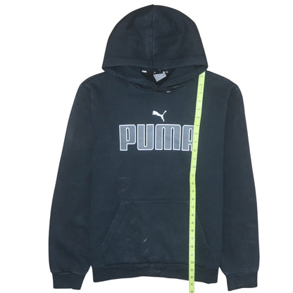 Puma Mens Black Pullover Hoodie L Sports Fleece Sweatshirt
