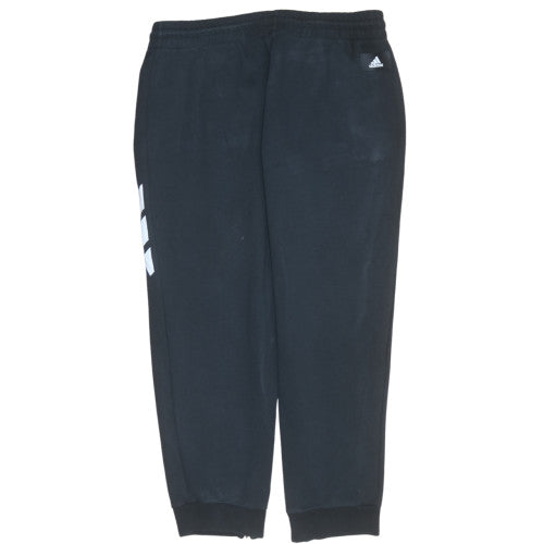 Adidas Womens Black Jogger Trousers L Logo Sports Pants