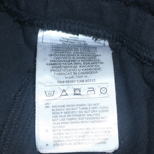 Adidas Womens Black Jogger Trousers L Logo Sports Pants