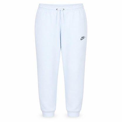 Nike Women's White L Fleece Tapered Sweatpants with Logo