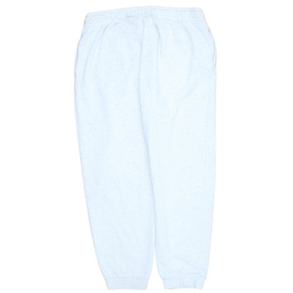 Nike Women's White L Fleece Tapered Sweatpants with Logo
