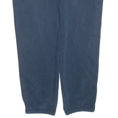 Nike Men's Blue Cotton Blend Lounge Sweatpants L Drawstring Relaxed Fit