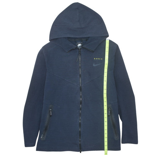 Nike Men’s Blue Full Zip Hoodie L Logo Fleece Sportswear