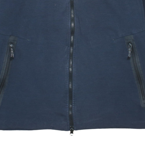 Nike Men’s Blue Full Zip Hoodie L Logo Fleece Sportswear