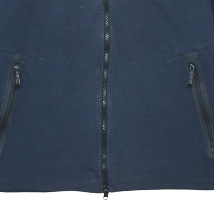 Nike Men’s Blue Full Zip Hoodie L Logo Fleece Sportswear