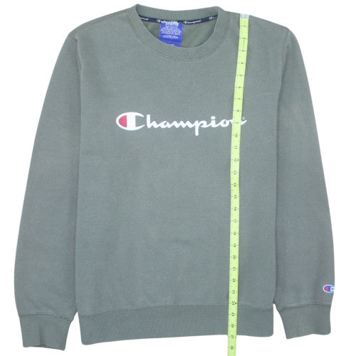 Champion Men's Green XL Crew Neck Pullover Sweatshirt