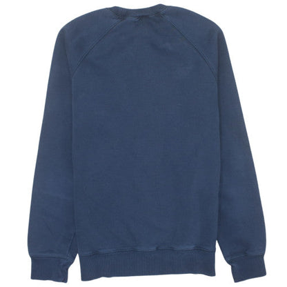 Carhartt Men's Blue Crew Neck Pullover Sweatshirt Size S
