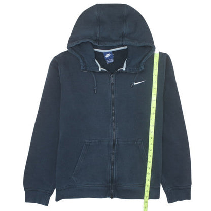 Nike Men's Blue Full Zip Fleece Hoodie Size L Regular Fit