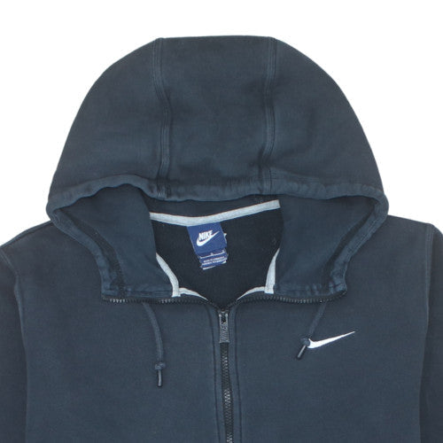 Nike Men's Blue Full Zip Fleece Hoodie Size L Regular Fit