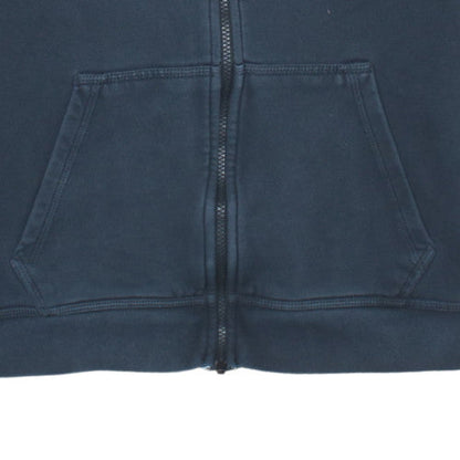 Nike Men's Blue Full Zip Fleece Hoodie Size L Regular Fit