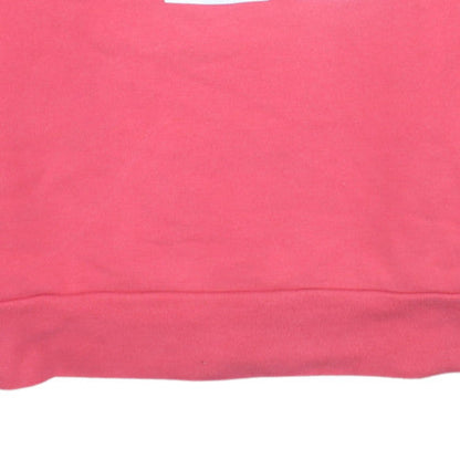 Calvin Klein Jeans Womens Pink Logo Crew Neck Sweatshirt Size L
