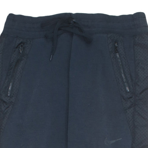Nike Men's Black Cotton Blend Jogger Trousers Size L