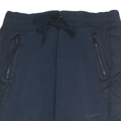 Nike Men's Black Cotton Blend Jogger Trousers Size L