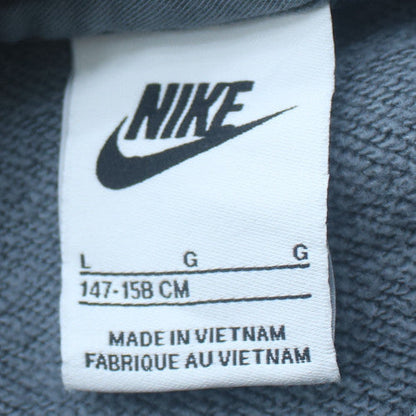 Nike Boys Blue Logo Print Pullover Hoodie Size L (147-158 cm)
