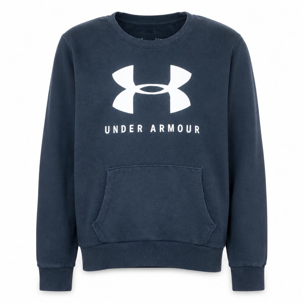 Under Armour Mens Black Large Pullover Crew Neck Sweatshirt