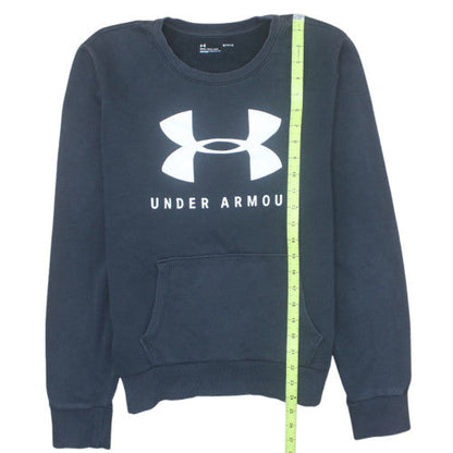 Under Armour Mens Black Large Pullover Crew Neck Sweatshirt
