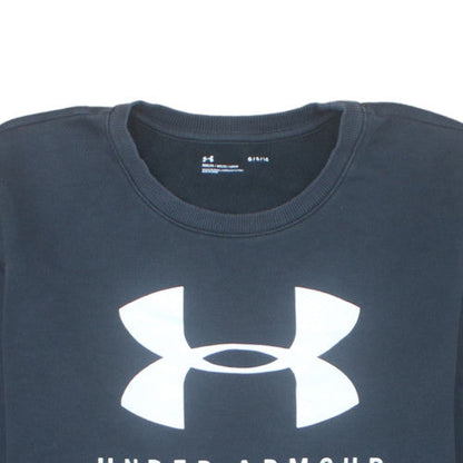 Under Armour Mens Black Large Pullover Crew Neck Sweatshirt