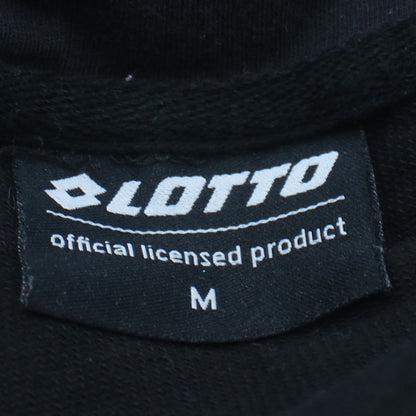 Lotto Men's Black Full Zip Sweatshirt Jacket Size M