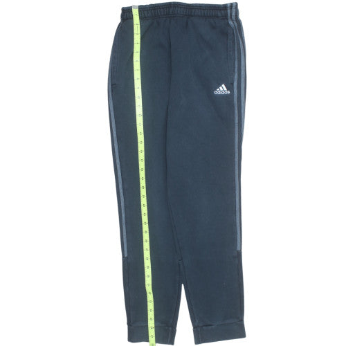 Adidas Men's Black Jogger Trousers M Regular Fit Fleece