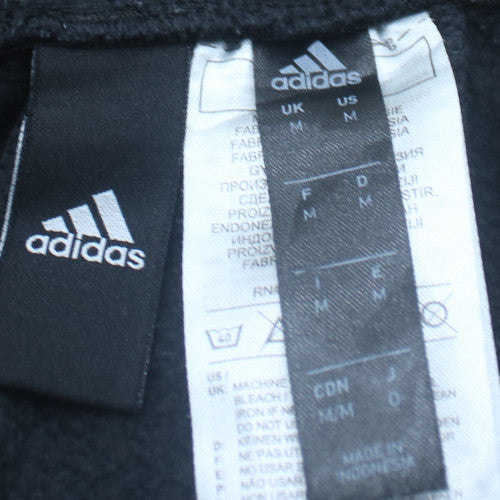 Adidas Men's Black Jogger Trousers M Regular Fit Fleece