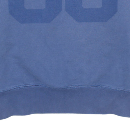 Carhartt Men’s Blue Crew Neck Pullover Logo Sweatshirt M