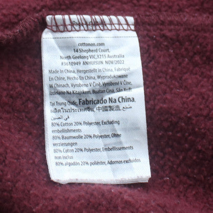 Cotton On NFL Men’s Burgundy San Francisco 49ers Sweatshirt Size S