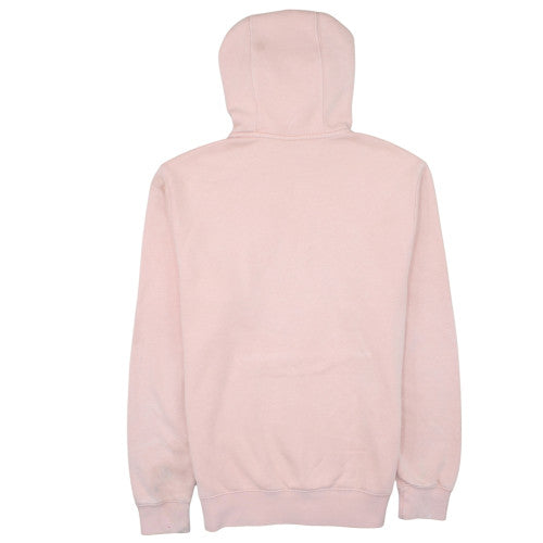 Nike Women's Pink Pullover Hoodie Size S Cotton Blend Logo Sweatshirt