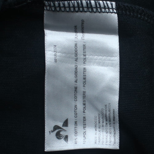 Le Coq Sportif Men Black Sweatshirt Small Crew Neck F1 Team Pullover