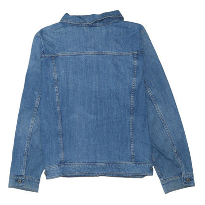 Levi's Womens Blue Denim Basic Jacket M Classic Casual Style