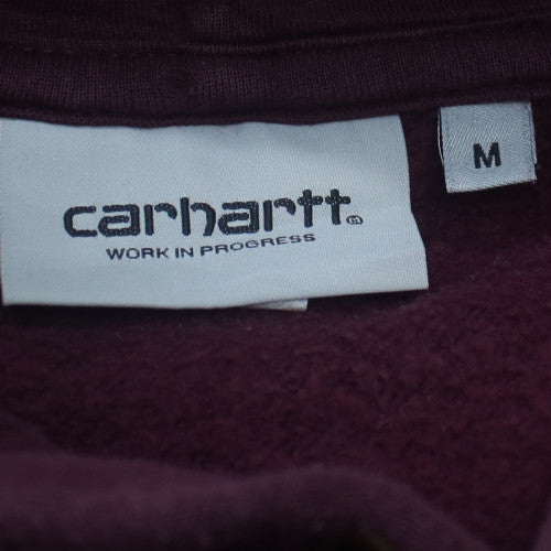 Carhartt Mens Purple Pullover Hoodie M Regular Fit Fleece