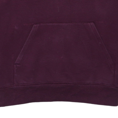 Carhartt Mens Purple Pullover Hoodie M Regular Fit Fleece