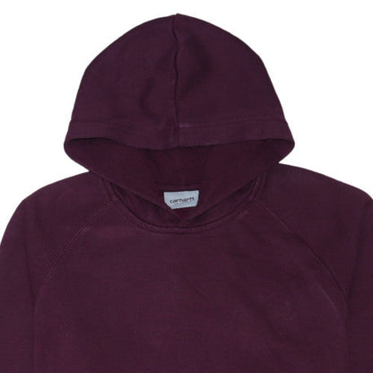 Carhartt Mens Purple Pullover Hoodie M Regular Fit Fleece