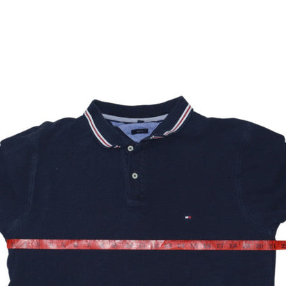 Tommy Hilfiger Men's Navy Blue Slim Fit Polo Shirt XL
