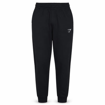 Gymshark Men's Black Joggers S Regular Fit Cotton Blend