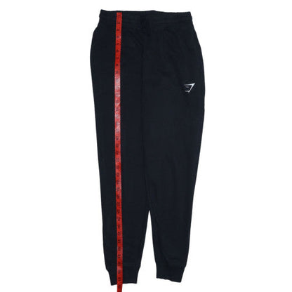 Gymshark Men's Black Joggers S Regular Fit Cotton Blend