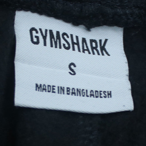 Gymshark Men's Black Joggers S Regular Fit Cotton Blend