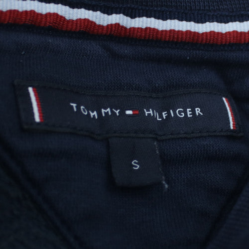 Tommy Hilfiger Men's Blue Logo Crew Neck Sweatshirt Size S