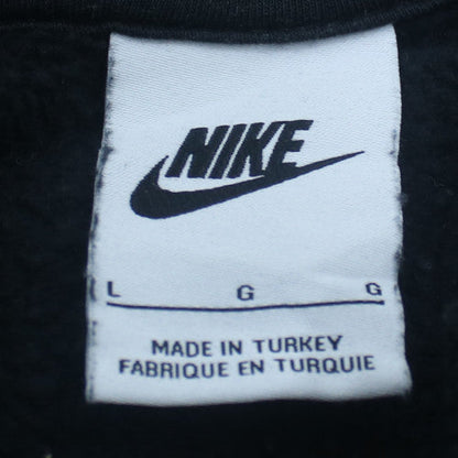 Nike Women’s Black Gold Logo Pullover Hoodie Size L