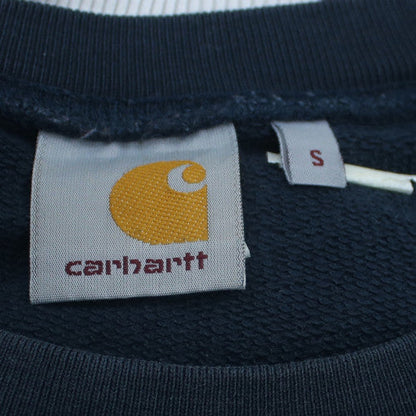 Carhartt Men's Blue College Crew Neck Sweatshirt Size S