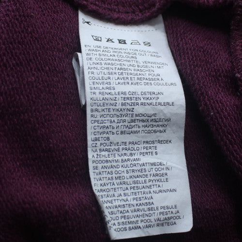 Puma Womens Burgundy Sweatshirt Size 10 Crew Neck Pullover