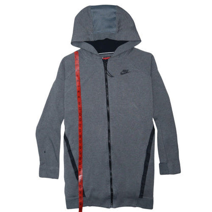 Nike Men's Grey Full Zip Hoodie Size M Sportswear